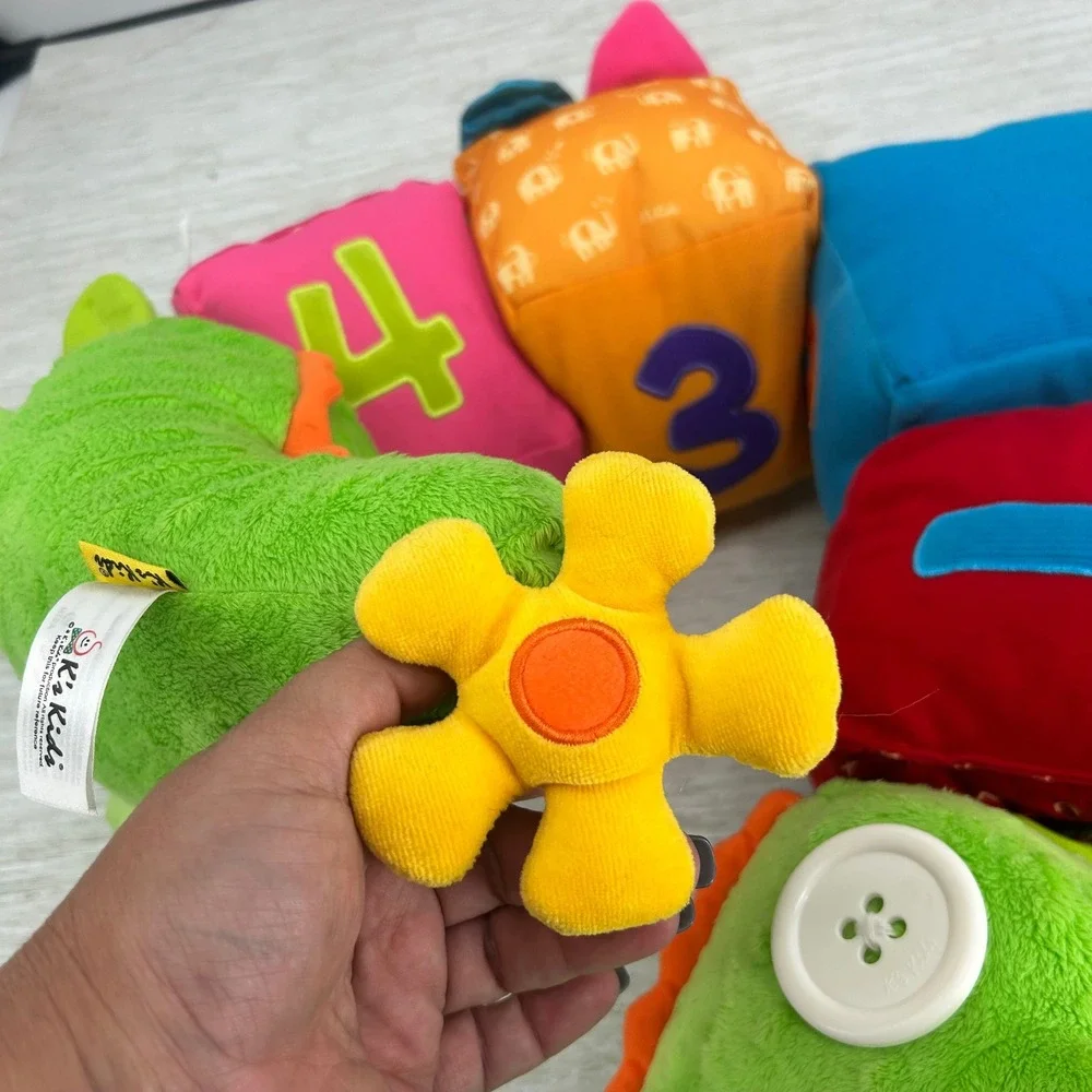 Ks‎ Kids CrocoBloco Alligator Blocks Stuffed Plush Developmental Soft Activity